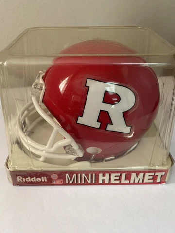 RUTGERS SCARLET KNIGHTS  NCAA RIDDELL AUTHENTIC MINI FOOTBALL HELMET Cover