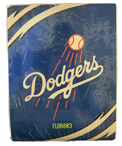 Los Angeles Dodgers MLB Plush Blanket Queen Size 76"x94" Cover