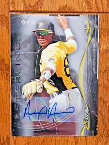 2014 autógrafos Bowman Sterling Prospect #BSPAAH Alen Hanson - Imagen 1 de 6