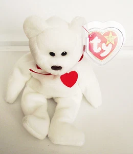 TY BEANIE BABY VALENTINO PVC 4TH GEN HANG TAG 5TH GEN TUSH 7 ERRORS RETIRED NEW - Picture 1 of 8