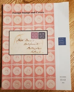 Schuyler Rumsey Philatelic Auction Catalog 2018 Foreign Stamps and Covers - Picture 1 of 2