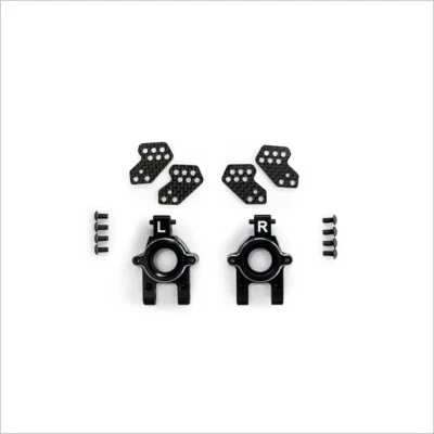 Carbon Rear Plates Alum. Hub #X3S-48 (RC-WillPower) HongNor X3 SABRE - Image 1 of 2