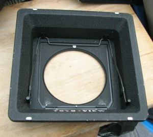 original Toyo monorail to Linhof style 5x4 10 x 8 recessed lens board adapter - Picture 1 of 3