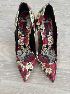 DOLCE & GABBANA EURO 38 Floral patent leather display condition - Picture 1 of 19