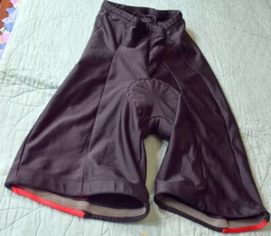 NASHBAR Padded Cycling Bike Shorts Women’s Size Medium Drawstring 9" Inseam USA - Picture 1 of 4