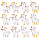  12 Pcs Baby Sheep Badge Holiday Brooch Pin Christmas Pins Party Bag Fillers