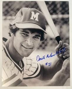 Don Mattingly YANKEES Signed Autograph Auto High School 16x20 Photo JSA - Picture 1 of 5