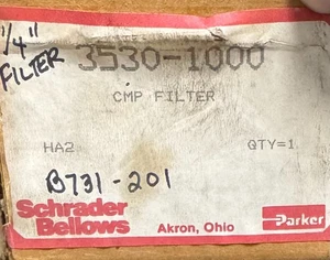 SCHRADER BELLOWS CMP FILTER 3530-1000 - Picture 1 of 1