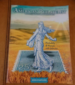 The American Philatelist Magazine Movie Props; France & Colonies November 2025 F - Imagen 1 de 8
