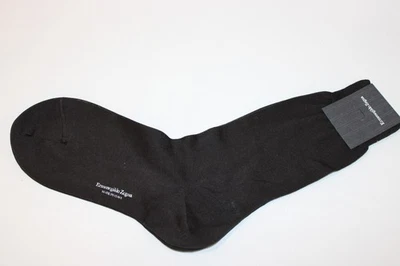 Calcetines de vestir Ermenegildo Zegna para hombre gris oscuro de algodón hechos en Italia - 1 par pequeños Foto 1 de 4