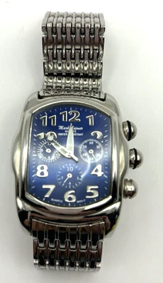 Reloj de pulsera - Mark Naimer acero inoxidable, esfera azul Foto 1 de 4