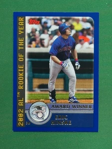 2003 Topps Serie 2 Baseball 2002 AL Rookie des Jahres #707 Eric Hinske - Bild 1 von 2