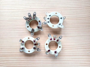 1 x Eichel 5 Pin 5AA Keramik Sockel Sockel für 6S1J ( 6С1Ж ) 955 VT-121 Röhren NEU - Bild 1 von 5