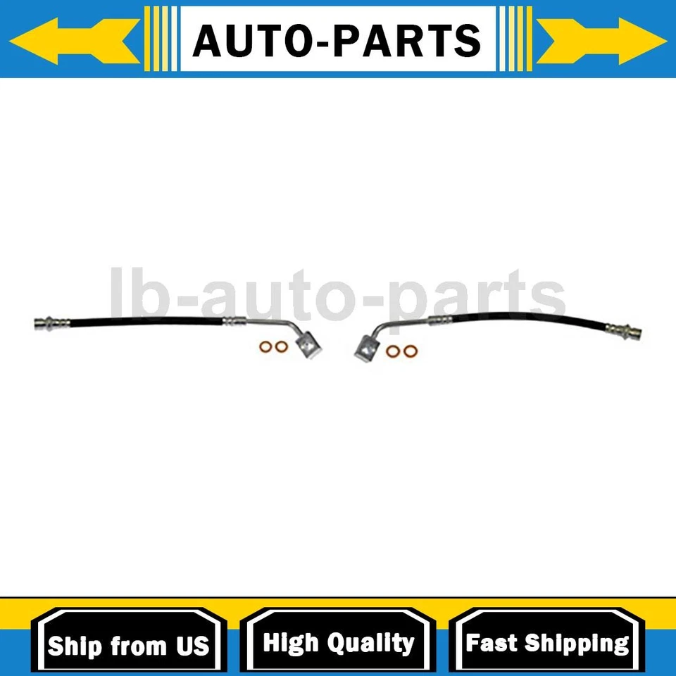 Rear Brake Hose 2x For 2011-2013 Dodge Durango 5.7L 2011-2013 Dodge Durango 3.6L - Image 1 of 4
