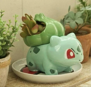 Pokemon Center Original Bulbasaur Mini Blumentopf - Bild 1 von 3