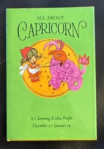 1970 All About Capricorn Hallmark Edition by Dean Walley Ills By Conklin - Picture 1 of 10