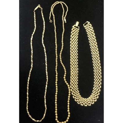 Collares y pendientes Napier tono dorado joyería Foto 1 de 4