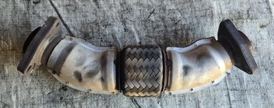 1984-1989 Nissan 300ZX VG30T Z31 Exhaust Manifold Crossover Flex Pipe - Image 1 of 3