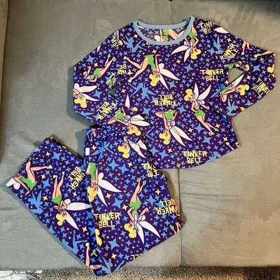 Винтажная пижама для маленьких девочек Y2K Tinkerbell размер XS Disney - Изображение 1 из 4