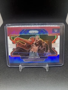 John Cena 2022 Prizm Red White And Blue Refractor Card - Picture 1 of 2
