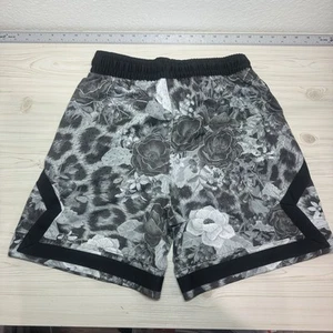 Jordan Shorts groß grau Blumen Nike aktiv Laufen Fitnessstudio Kinder/Jugend Basketball - Bild 1 von 7