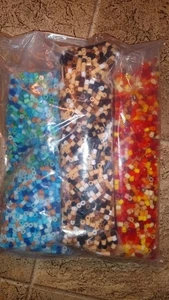Bulk Jewelry Making Multi-color Plastic Beads Crafts Bracelets Necklace Approx. - Picture 1 of 5