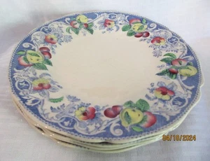4 Vintage Royal Doulton Pomeroy Multicolor Davenport 8.5" Salad/Dessert Plates - Picture 1 of 4