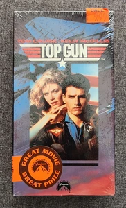 Top Gun VHS Brand New Factory Sealed Paramount Watermarks 1990 Strawberries - Picture 1 of 7