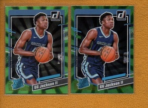 GG Jackson II 2023-24 Donruss Rated Rookie Green Holo Laser RC #232 Lot 2 - Picture 1 of 2