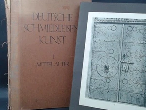 Deutsche Schmiedeeisenkunst: Band I. Mittelalter. Ohne Textheft. 53 Tafeln. Stut - Picture 1 of 2