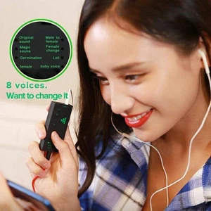 Mobile Phone Computer Sound Card Portable Mini Voice Changer Converter Device - Picture 1 of 6