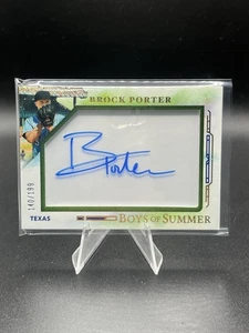 2025 Boys of Summer Baseball Brock Porter Jumbo Acetate Auto #'d 140/199 - Picture 1 of 2