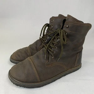 Bearfoot Bruin Kodiak Cuero Marrón Talla 12.5 Zapatos Botas Punta Ancha Caja Chukka - Imagen 1 de 12