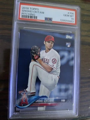 2018 Topps Serie 2 Shohei Ohtani Rookie #700 PSA GEM MT 10 🔥🔥🔥 LA Angels Foto 1 de 2