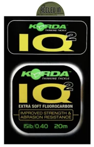 KORDA IQ2 Extra Soft Fluorocarbon 20m - Different Sizes Available 10/12/15lb/20 - Picture 1 of 5