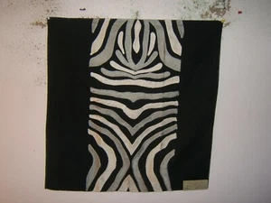 Beacon Hill, Kenya Stripe, Embroidered, Remnant for Crafts, Color Ebony - Picture 1 of 1