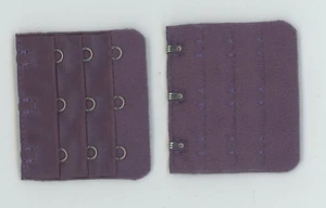 2 BH Extender 3 Haken Verbindung zwischen BH Bandenden weicher Rücken dunkellila B6-B6 - Bild 1 von 3