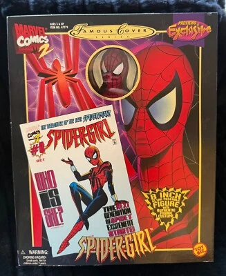 1999 SPIDER-GIRL 8" Action Figure PREVIEWS EXCLUSIVE Famous Cover Series ToyBiz - Image 1 of 3