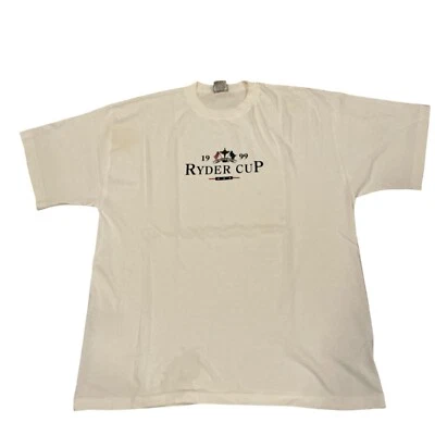 Camisa de golf Ryder Cup The Country Club 1999 de colección blanca para hombre talla XXL Gear Big Cotto Foto 1 de 4