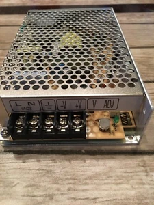 1 Netzteil,Schaltnetzteil,S-60-24,In:100-240 VAC,Output 24 VDC,Wechselrichter - Zdjęcie 1 z 3