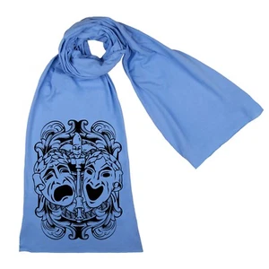 Comedy Tragedy Theatre Masks Unisex Scarf - Picture 1 of 13