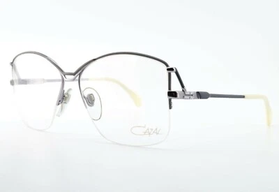 Marco Gafas CAZAL Mod 222 Col 316 57-14 125 Plateado De Colección Con Alemania Hip Hop Foto 1 de 4