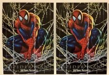 2-1992 Marvel Masterpieces SPIDER-MAN Promo Card 1992 Joe Jusko No number