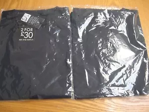 BNWT MENS TWO 2 JACK WILLS SANDLEFORD CN 100% COTTON T SHIRTS NAVY 4XL PTP 25" - Picture 1 of 7