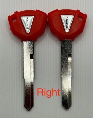 2 Key Blanks Kawasaki EN650 Vulcan Z400 ER400 EX400 Ninja 650 Z650 EN Z900 Keys - Image 1 of 2