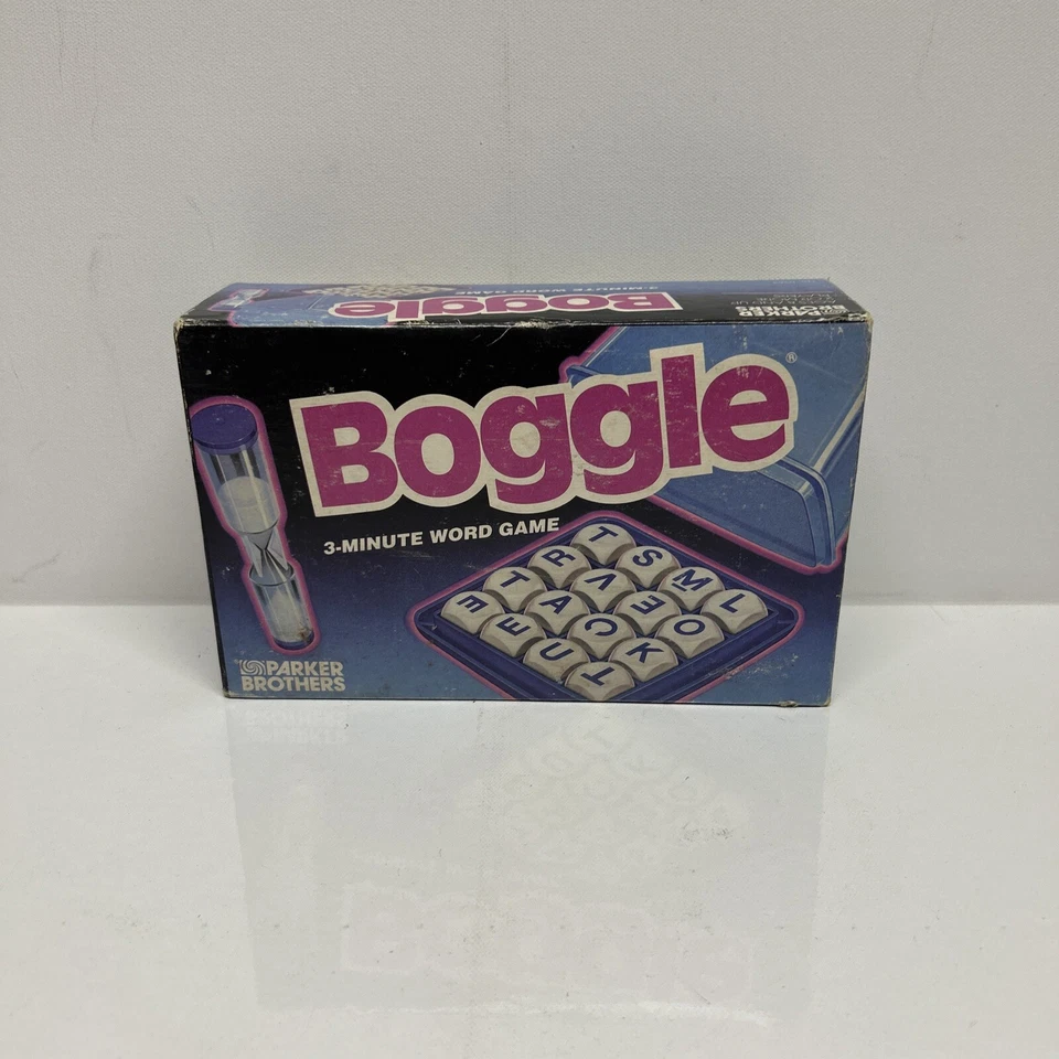 1992 Boggle Word Search Dice Game By Parker Brothers Vintage - Image 1 of 4