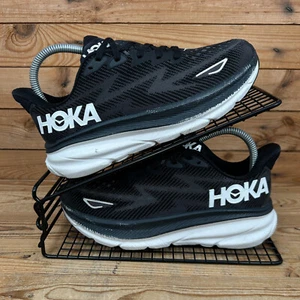 Hoka One One Turnschuhe Damen Größe UK 5 Clifton 9 schwarz weiß Laufen Fitnessschuhe - Bild 1 von 13