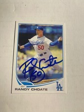 Los Angeles Dodgers RANDY CHOATE Signed Card