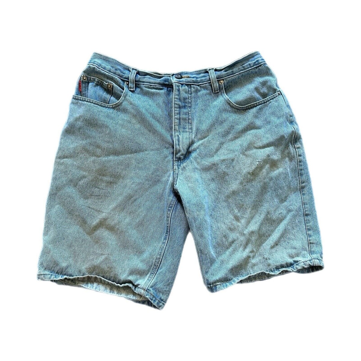 BUGLE BOY JEANS ストライプ デニム ショーツ - パンツ BUGLE BOY JEANS ストライプ デニム ショーツ - パンツ