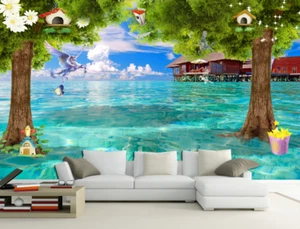 3D Magic Sea World 86 Wall Paper Murals Wall Print Wall Wallpaper Mural AU Kyra - Picture 1 of 6